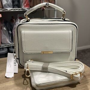 NEW!! ♥️ Boutique Top Handle Satchel and Wallet 
Faux leather *Poshmark